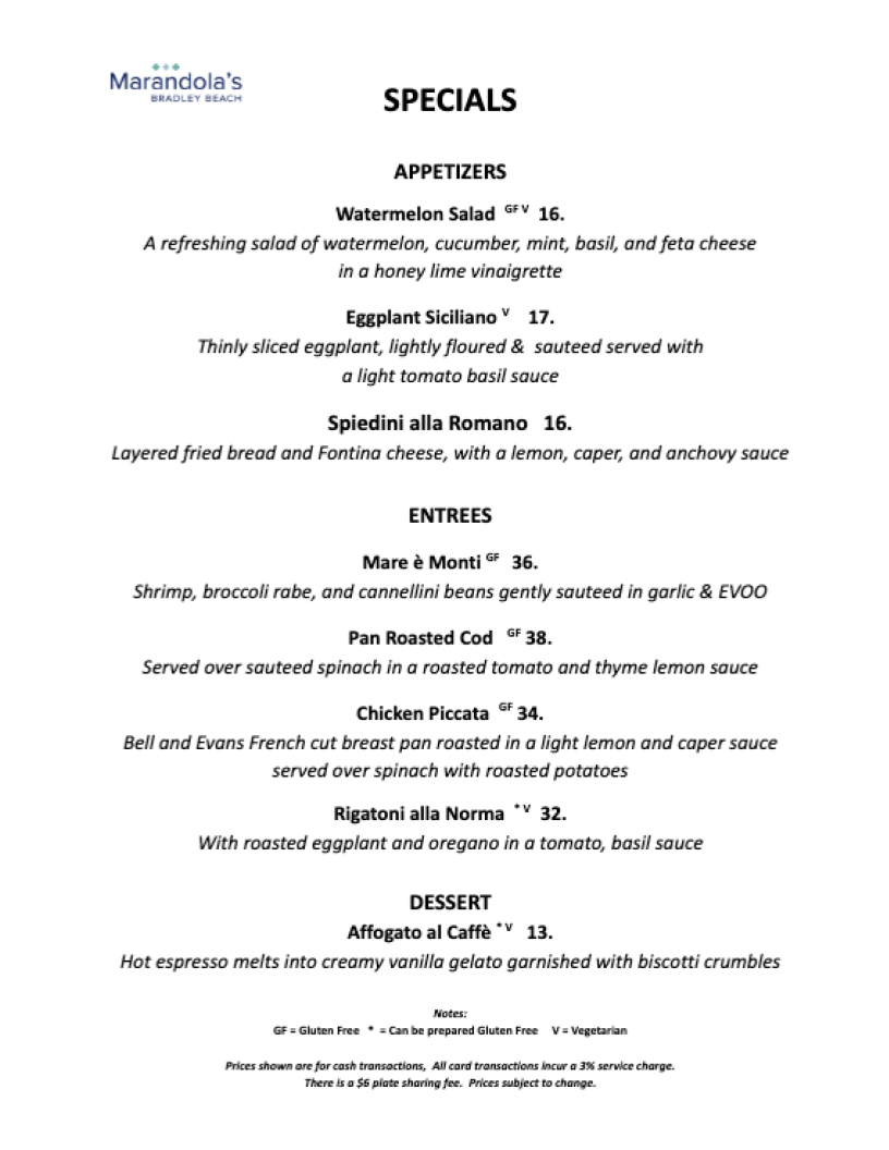 List of Summer Specials for 2026
